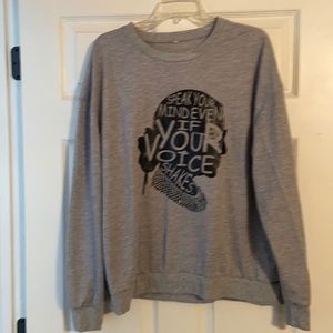RBG “Speak your mind” lightweight sweatshirt